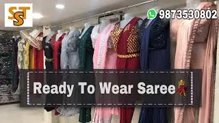 Readymade Saree | 1 Minute Saree | Readymade Saree Haul | Shree Shyam Textiles
