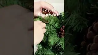 Pine and Cedar Artificial Christmas Garland with Pinecones | Northlight SM97243 | #garland