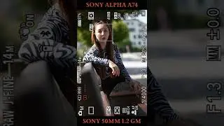 My view through my EVF // Sony A74 // 50mm GM 1.2 // #portraitphotography #a7iv #50mm