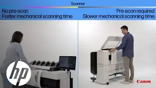 HP DesignJet XL 3800 vs Canon PlotWave 3500 | DesignJet Large Format Technical Printers | HP