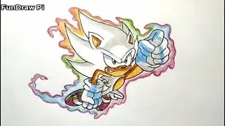 How to Draw Hyper Sonic | Sonic The Hedgehog | FunDraw Pi