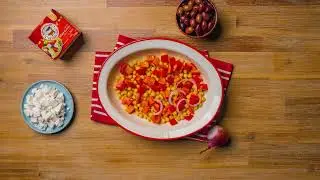 The Three Cows Mediterranean Chickpeas And Cheese Salad