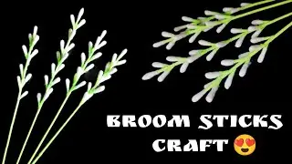 How to Reuse Old Broom Sticks | DIY Broom sticks Craft idea Home Decoration ideas| @swarnas_crafty