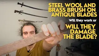 Antique sword maintenance: Friction cleaning on an antique tulwar blade. EFFECTIVE or DANGEROUS?