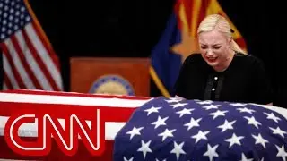 McCain family bids tearful farewell