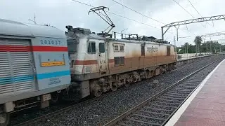 Kalyan WAP-7 with 20953 MGR Chennai Central - Ahmedabad SF Express