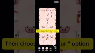 How to make your Home Screen wallpaper Blur #tutorial #iphone #tech #smartphone #howto #shorts