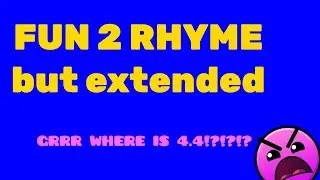 Fun 2 Rhyme Extended with Suno (My take) (Not for all viewers)