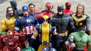 Avengers Superhero Story,Captain America, Superman vs Hulk, Spiderman, Wolverine, Deadpool.DC.514