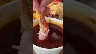 GIANT SNOW CRAB Legs  + MUKBANG  + Seafood Mukbang +  #youtuber #mukbang #asmr