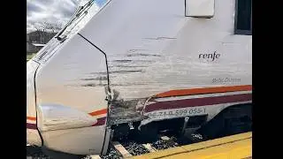 Accidente de tren en el trayecto de Medina del Campo a Valladolid
