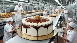 За кулисами кондитерской фабрики &ndash; полный процесс создания тортов стоимостью в миллион долларов.