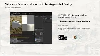 Allegorithmic Substance Painter 2017 tutorial - Workshop 10 part 01 - Introduction to Substance