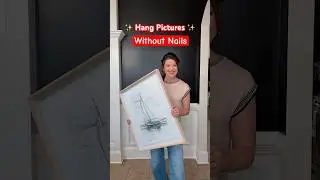 Hang&nbsp;Pictures&nbsp;And&nbsp;Artwork&nbsp;Without&nbsp;Nails&nbsp;#homehacks #picturehanging #hottohangartwork