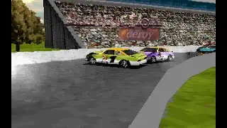 Destruction Derby / #7 Speedway - Gameplay (PC DOS 4K)