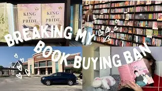 the book i broke my book buying ban for│coffee routine│barnes trip│reading update