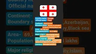 georgia(country) information in short