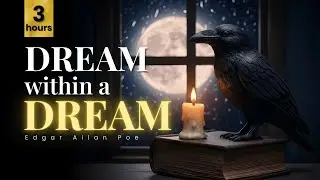 Edgar Allan Poe 3-Hour Sleep Experience | 432Hz Deep Sleep Frequencies, ASMR & Rain Ambience