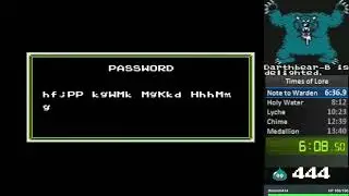 Times of Lore in 13:40 (New World Record by 1 frame!)