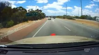 Dash cam - Roe Highway Perth 15/12/2014