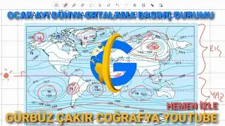OCAK AYI D&Uuml;NYA ORTALAMA BASIN&Ccedil; DURUMU (OCAK İZOBAR HARİTASI #g&uuml;rb&uuml;z&ccedil;akırcoğrafya #izobar