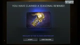 Dota 2 -10th YEAR Anniversary Celebration - Treasure Unboxing !