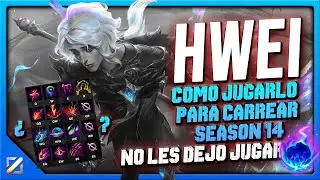 🤔 EL MAGO MÁS DIFÍCIL DEL MEDIO 🧠  |  COMO JUGAR HWEI MID en la S14 en ESPAÑOL - COMBOS,RUNAS,HABS..