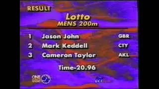 1993 Auckland Mens 200m