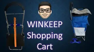 Unboxing and review of Winkeep extra large heavy duty 3-wheel shopping cart