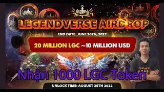 Hướng dẫn tham gia airdrop nhận 1000 LGC token ~500$ mạng BSC