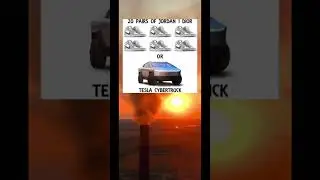 20 Pairs Of Jordan 1 Dior Or 1 Tesla Cyber Truck #Tesla #Jordan #Shorts
