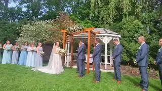 James & Rebecca Peerless Wedding Ceremony - 6-18-2021 - Publick House, Sturbridge, MA
