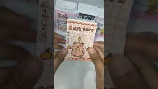 DIY capybara blind Box ❓📦#diy #craft #viralshort #capybara #blindbox #shortvideo #paperdiy