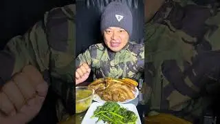Eating Pork Belly Fat 1Kg Challenge || Himal Rai || Massive Braised Pork Eating ||Nepali Mukbang 