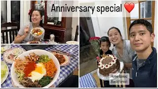 Cooking for hubby for our Anniversary | Korean Dinner | Black Forest | #latepost | Khushmita Gurung