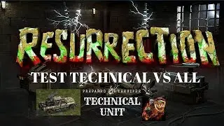 War Commander: Testing Technical VS ALL Units
