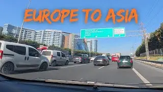 Istanbul Car Driving 4k | Crossing from the European Side to the Asian Side by Car #istanbul