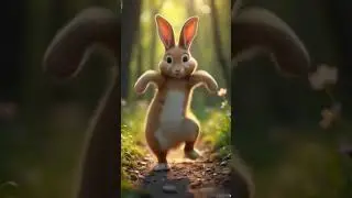 Rabbit Motorcycle Dance  | Funny cat