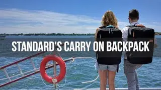 Standard's Carry on Backpack | 35L Flight Approved Backpack - How it works