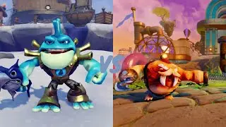 Rip tide vs. Brawl and Chain-skylanders trap team