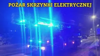 [ALARMOWO][MARTIN-HORN] SD-30 539[K]71 OSP Mak&oacute;w Podhalański do pożaru skrzynki elektrycznej