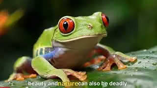 Worlds Most Poisonous Frog:-DART FROG🐸 #wildlife #animals #facts #nature #frog #poisonousanimals