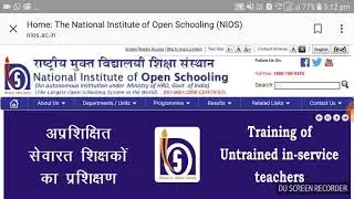 D.El.Ed latest News regarding  assignment 504 and 50t