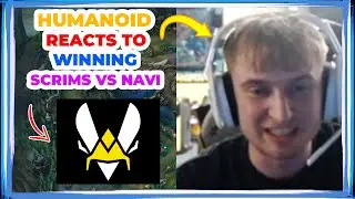 VIT Humanoid Reacts to WINNING SCRIMS vs NAVI 👀
