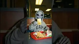Eating a Golden Pok&eacute;mon Card at Fast Food 2004 🍔👽