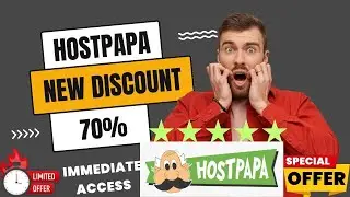HostPapa Coupon Code 2025 | HostPapa Shared and WordPress Hosting - 70% Discount