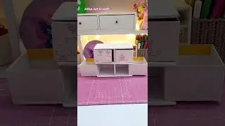 Turn Cardboard into Drawer Organizer 😍 | Easy DIY #shorts #diy