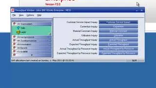 INFOR Visual ERP deutsch Teil 4  Buchen Trilemma Scheduler fhws