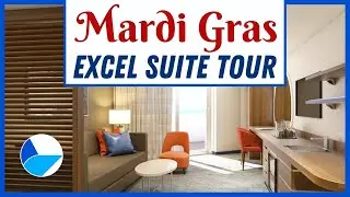Carnival Mardi Gras Cabin Tour: Forward Corner Excel Suite