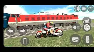 Super bike vs Train Rees  🇮🇳 Super bike vs Train Rees 🚆  indian bike driving 3d game play